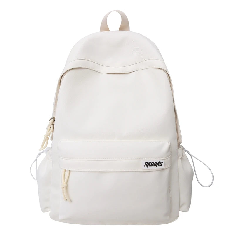 Casual Class Solid Color Unisex Backpack Female Male Travel Laptop Bags  School For Girls Boys Back Packs Bag Women Backpacks
