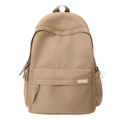 Casual Class Solid Color Unisex Backpack Female Male Travel Laptop Bags  School For Girls Boys Back Packs Bag Women Backpacks