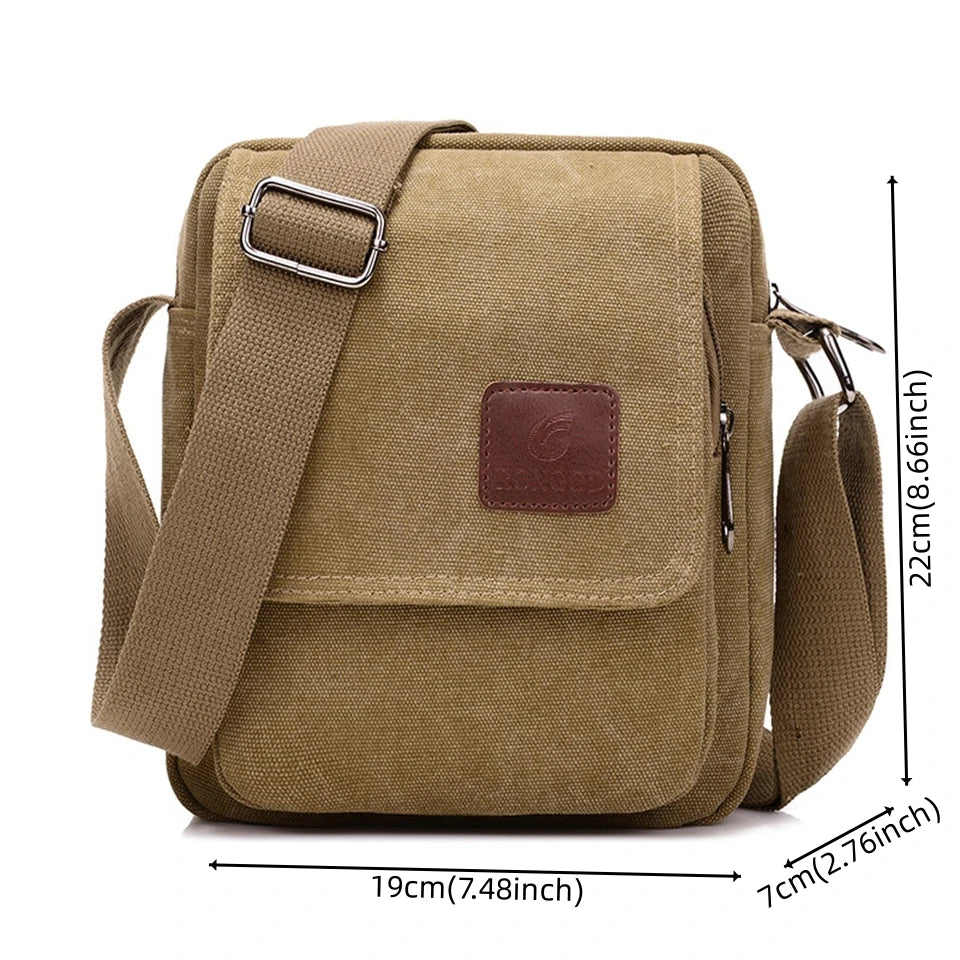 Casual Crossbody Bags High Quality Brand Man Messenger bag Canvas Fashion Tote Handbag Shoulder bag for Men