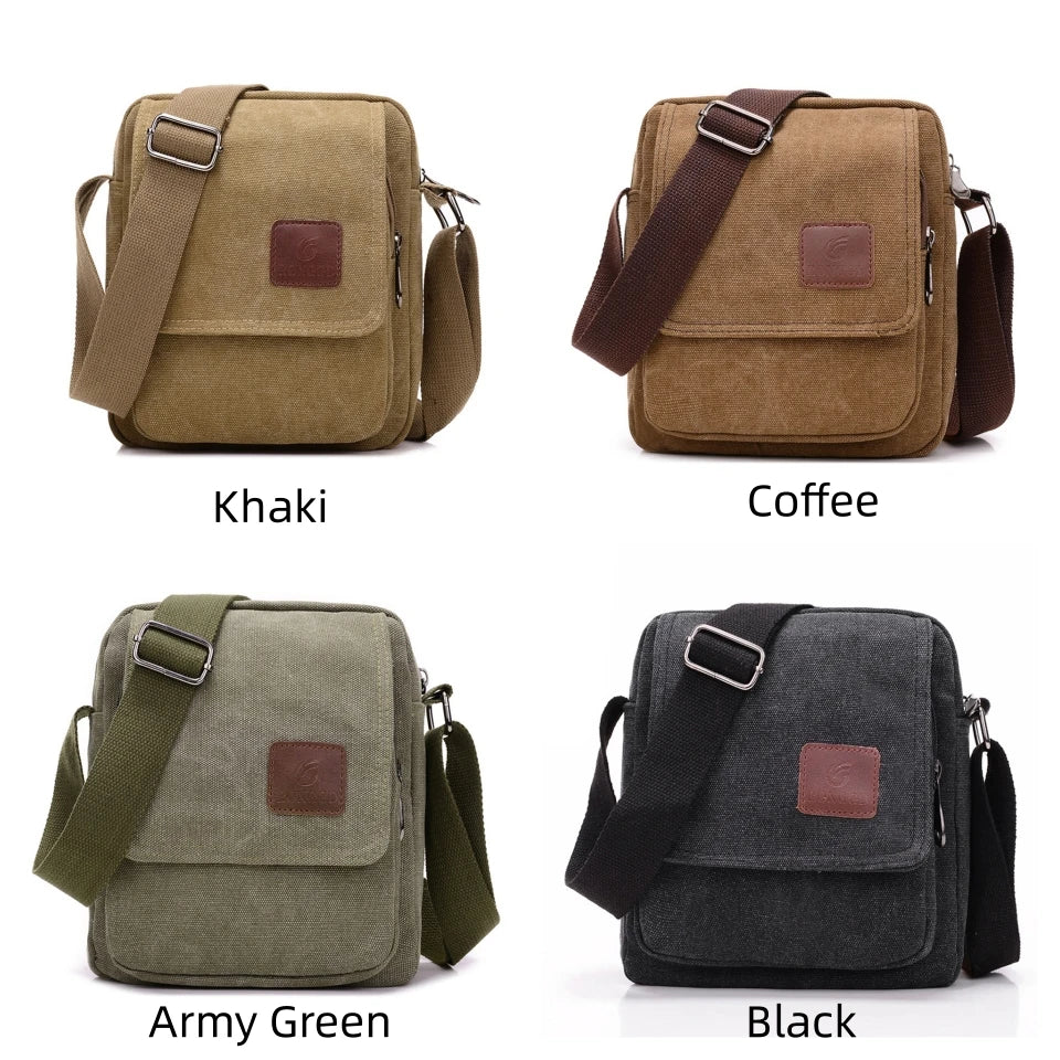 Casual Crossbody Bags High Quality Brand Man Messenger bag Canvas Fashion Tote Handbag Shoulder bag for Men