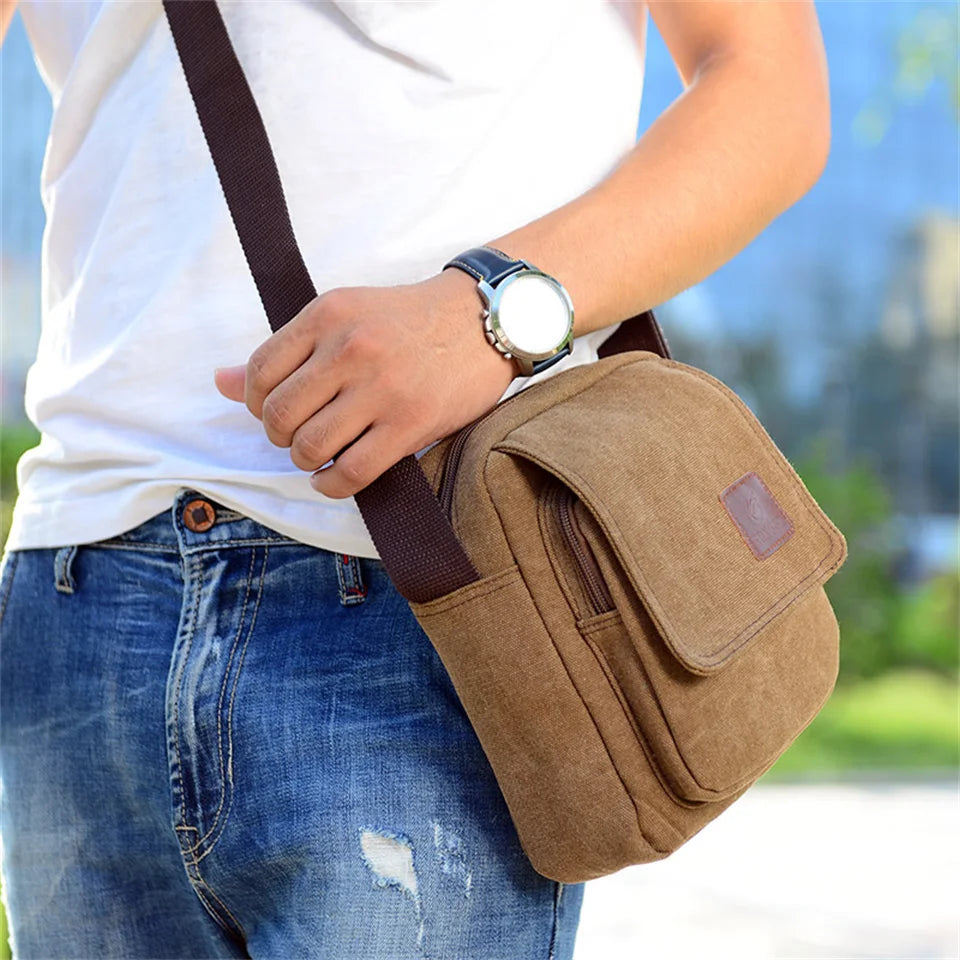 Casual Crossbody Bags High Quality Brand Man Messenger bag Canvas Fashion Tote Handbag Shoulder bag for Men