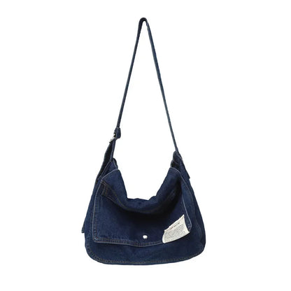 Casual Denim Women's Shoulder Fashion Feminina Crossbody Messenger Bag Large Capacity Outdoor Student Handbag For Girls