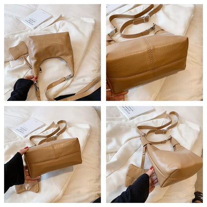 Casual Designer Women Shoulder Bag PU Female Handbag Waterproof Girls Messenger Bags Women Small Shoulder Bag