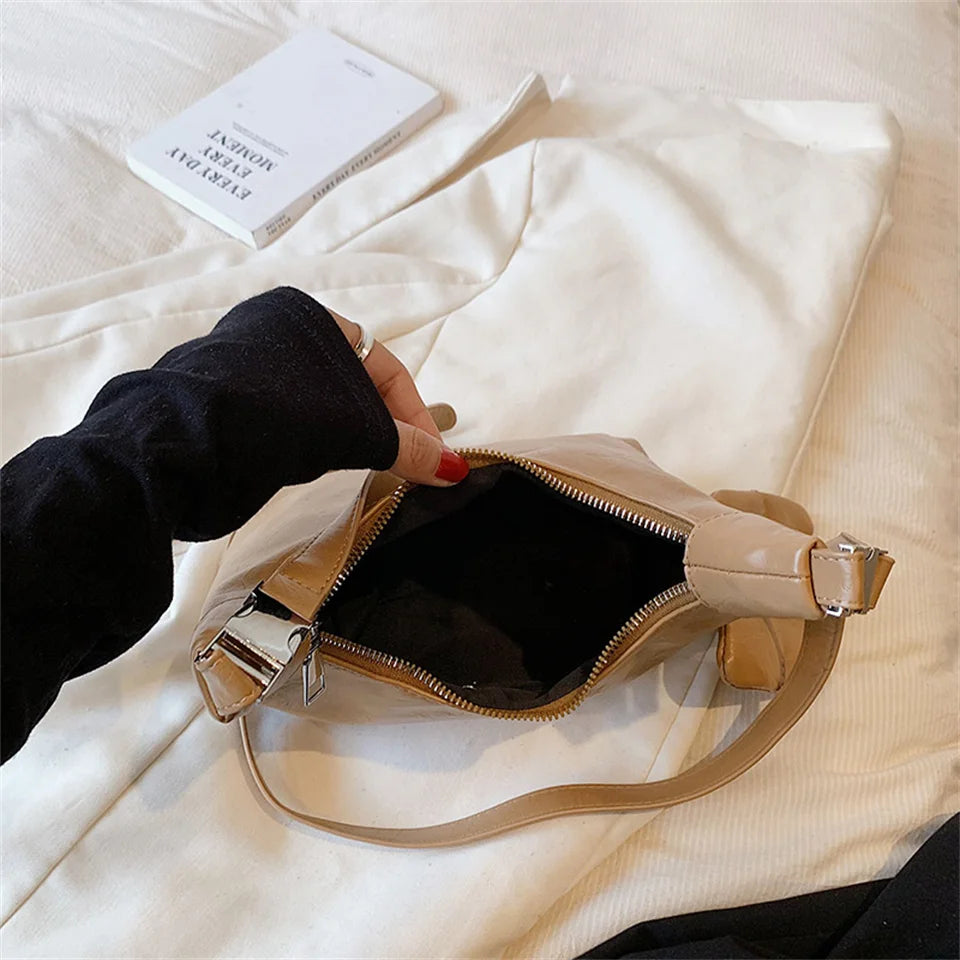 Casual Designer Women Shoulder Bag PU Female Handbag Waterproof Girls Messenger Bags Women Small Shoulder Bag