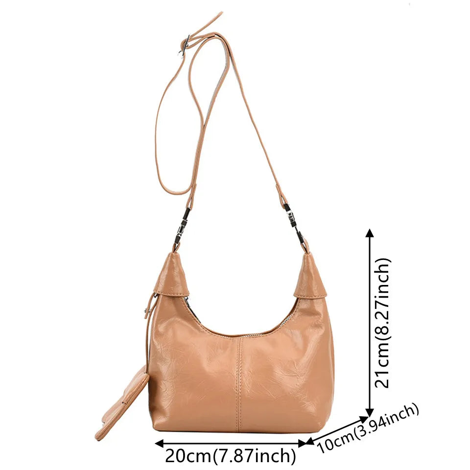 Casual Designer Women Shoulder Bag PU Female Handbag Waterproof Girls Messenger Bags Women Small Shoulder Bag
