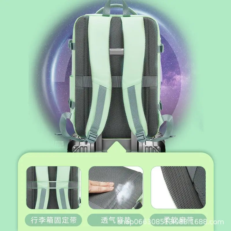 Casual Large Travel Backpack 15.6 Inch Laptop Rucksack High School College Students Bag Women Men Carry On Luggage Pack