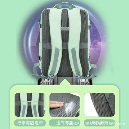 Casual Large Travel Backpack 15.6 Inch Laptop Rucksack High School College Students Bag Women Men Carry On Luggage Pack
