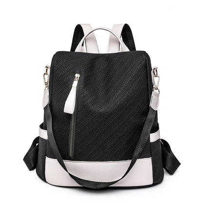 Casual Leather Women Backpacks Ladies Bagpack Large Capacity School BookBags for Teenager Girl Fashion Travel Rucksack Bookpack