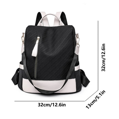 Casual Leather Women Backpacks Ladies Bagpack Large Capacity School BookBags for Teenager Girl Fashion Travel Rucksack Bookpack