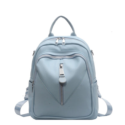 Casual Leather Women Backpacks Ladies Bagpack Large Capacity School BookBags for Teenager Girls Fashion Designer Travel Rucksack