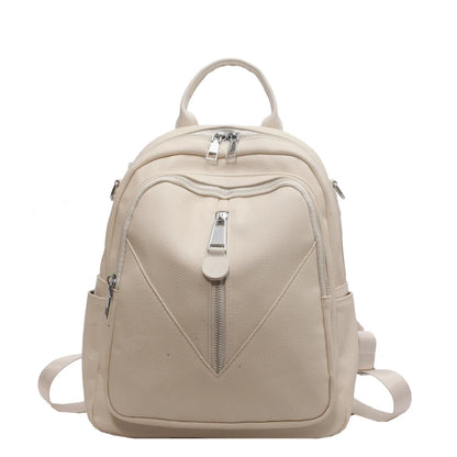 Casual Leather Women Backpacks Ladies Bagpack Large Capacity School BookBags for Teenager Girls Fashion Designer Travel Rucksack