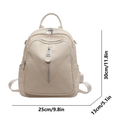 Casual Leather Women Backpacks Ladies Bagpack Large Capacity School BookBags for Teenager Girls Fashion Designer Travel Rucksack