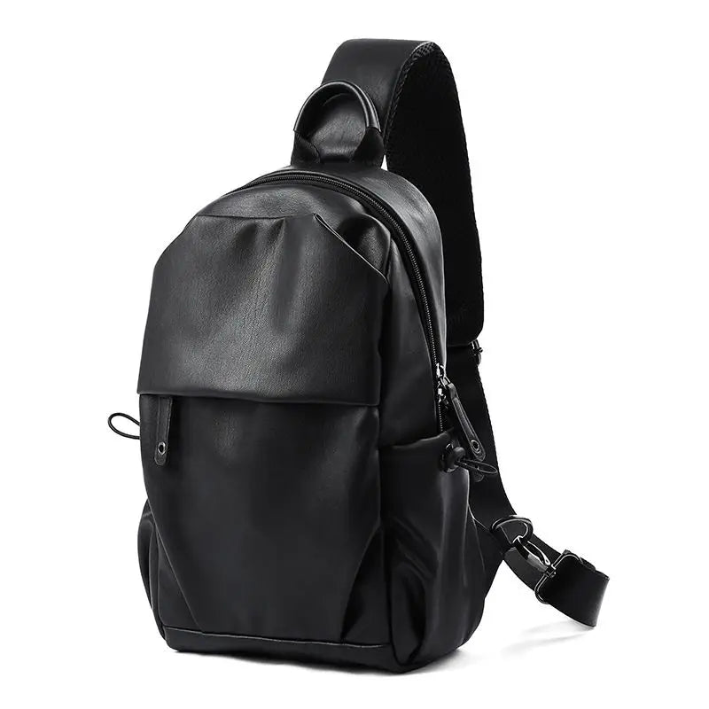 Casual Men Chest Bag New Solid Business Outdoor High Quality Shoulder Bag Oxford Waterproof Multilayer Fashionable Small Satche