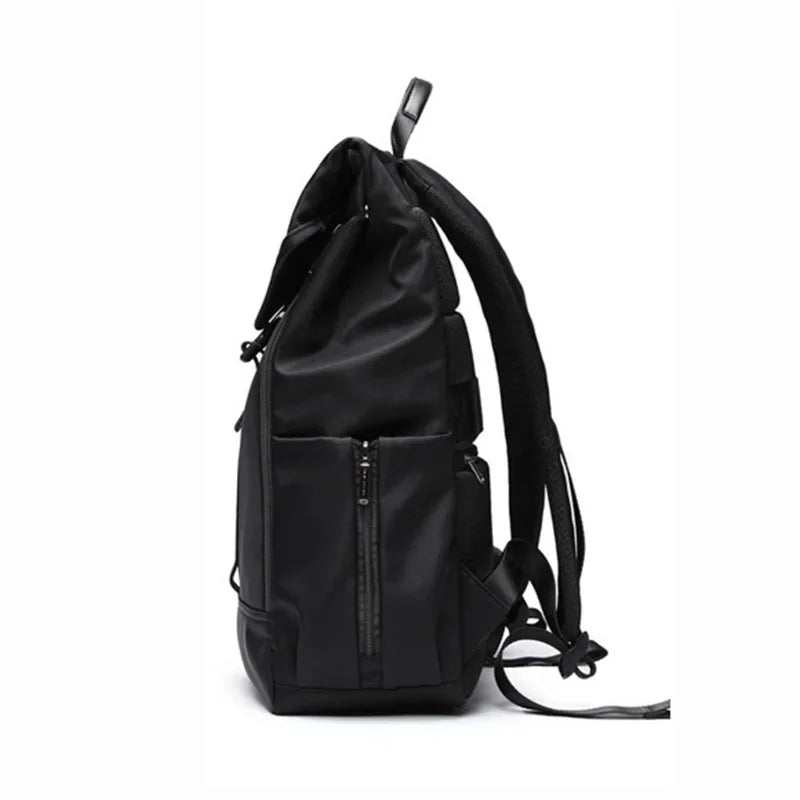 Casual Men's Backpack Wear-resistant Waterproof Material Multi-function Large-capacity Design Fashion Outdoor Travel Student Bag