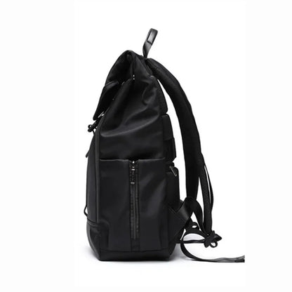 Casual Men's Backpack Wear-resistant Waterproof Material Multi-function Large-capacity Design Fashion Outdoor Travel Student Bag