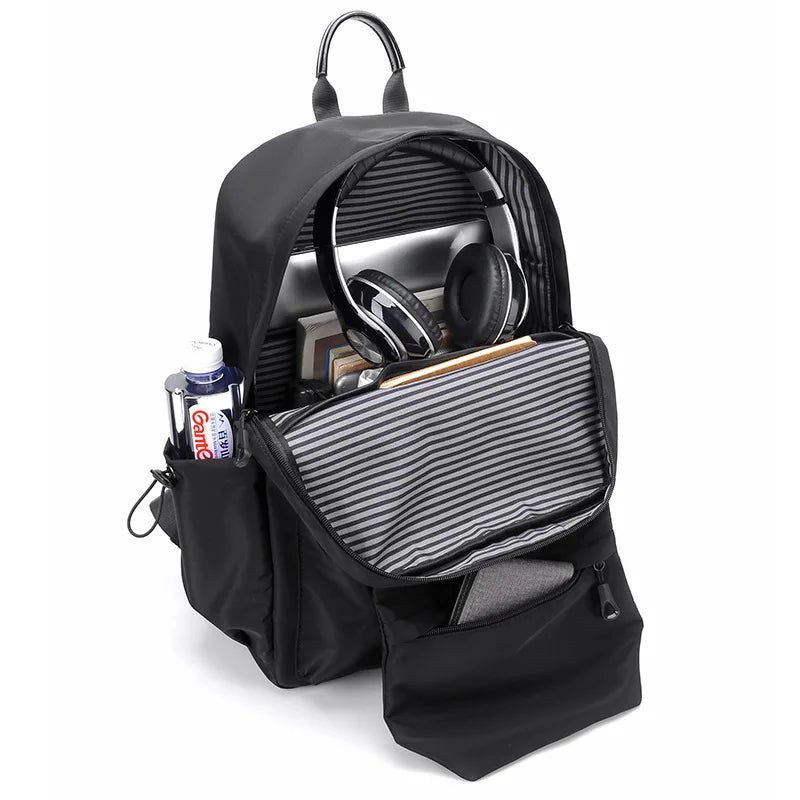 Casual Men's Backpacks College Student School Bags Junior High School Bookbag Large Capacity Travel Computer Bag Boys  Bolsas