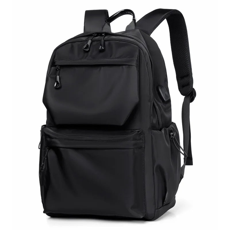 Casual Men's Backpacks College Student School Bags Junior High School Bookbag Large Capacity Travel Computer Bag Boys  Bolsas