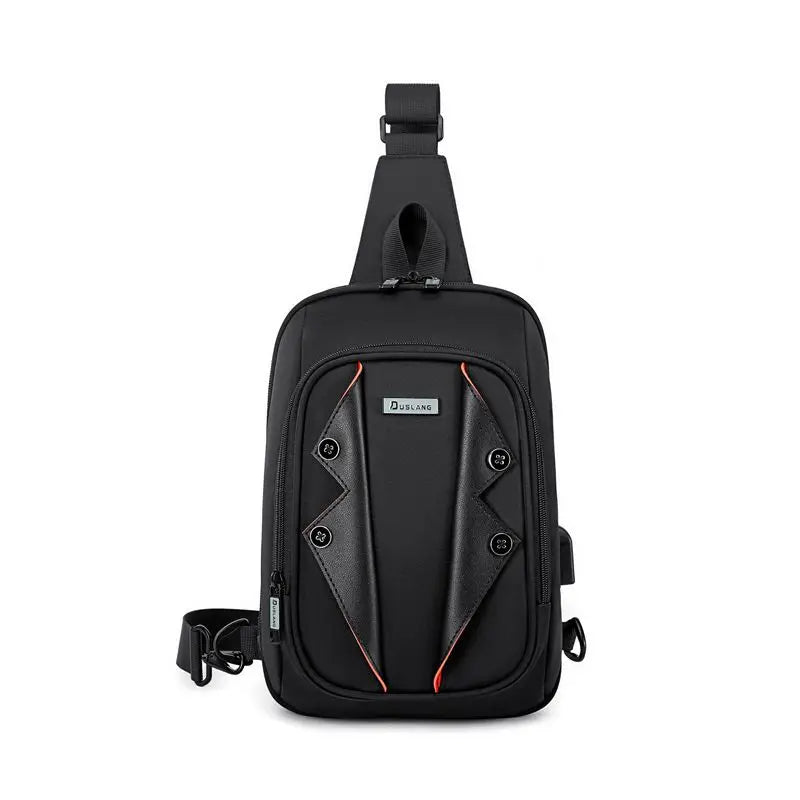 Casual Men's Chest Bags Business Shoulder Bag Messenger Bag Nylon Canvas Fashion Waist Bag Outdoor Sports Man Shoulder Bag