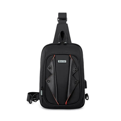Casual Men's Chest Bags Business Shoulder Bag Messenger Bag Nylon Canvas Fashion Waist Bag Outdoor Sports Man Shoulder Bag