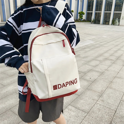 Casual Multifunctional Backpack Ladies Shoulder Bags Large Capacity Travel Bag Nylon Backpacks for School Teenagers Girls Sac