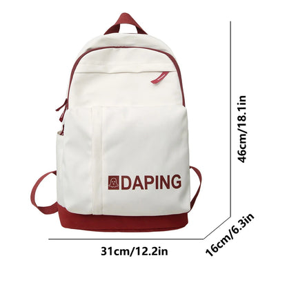 Casual Multifunctional Backpack Ladies Shoulder Bags Large Capacity Travel Bag Nylon Backpacks for School Teenagers Girls Sac