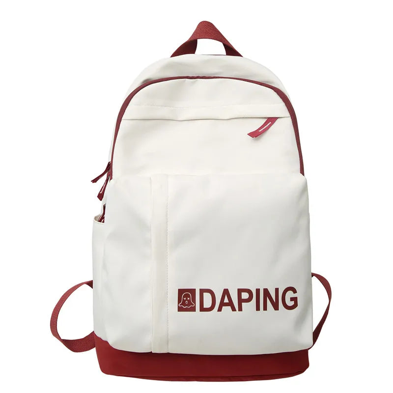 Casual Multifunctional Backpack Ladies Shoulder Bags Large Capacity Travel Bag Nylon Backpacks for School Teenagers Girls Sac