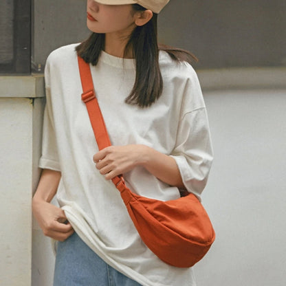 Casual Nylon Hobos Crossbody Bag for Women Girls Tote Chest Boho Beach Bags