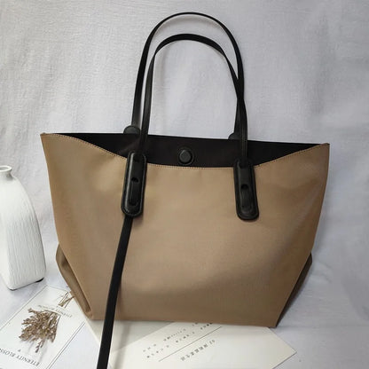 Casual Nylon Oxford Cloth One Shoulder Tote Bags Women Practical Large Capacity Handbags Female Outdoor Shopping Travel Purses