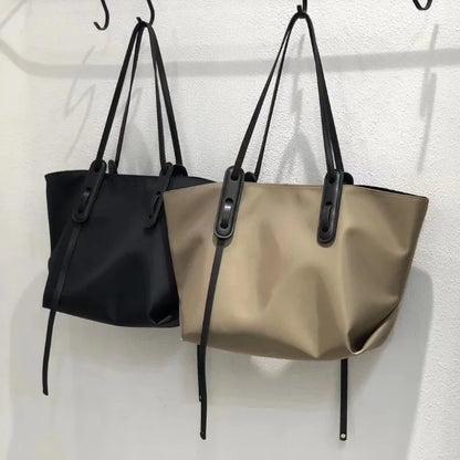 Casual Nylon Oxford Cloth One Shoulder Tote Bags Women Practical Large Capacity Handbags Female Outdoor Shopping Travel Purses