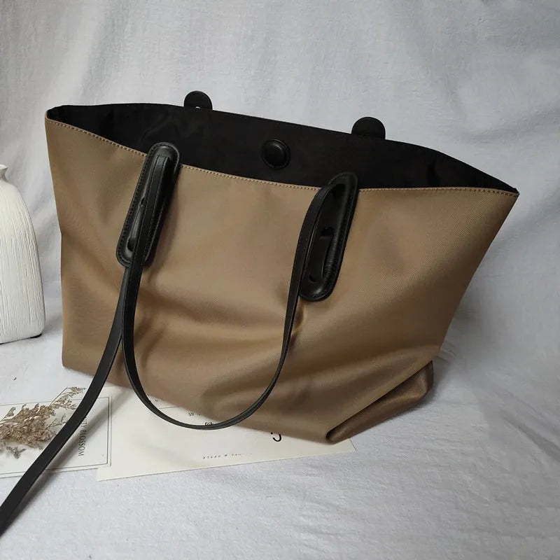 Casual Nylon Oxford Cloth One Shoulder Tote Bags Women Practical Large Capacity Handbags Female Outdoor Shopping Travel Purses