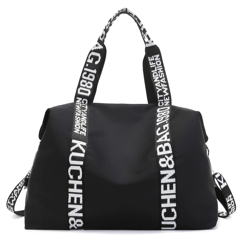 Casual Nylon Top-handle Bag Travel Shopping Bag Crossbody Bag Reusable Handbag Lightweight Shoulder Bags Tote Bolsas Femininas
