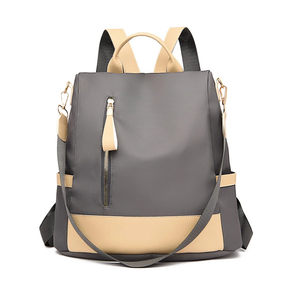 Casual Oxford Cloth 3 In 1 Backpack Female Shoulder School Book Bags Women Daily Travel Anti-Theft Bagpack Rucksack Mochilas Sac