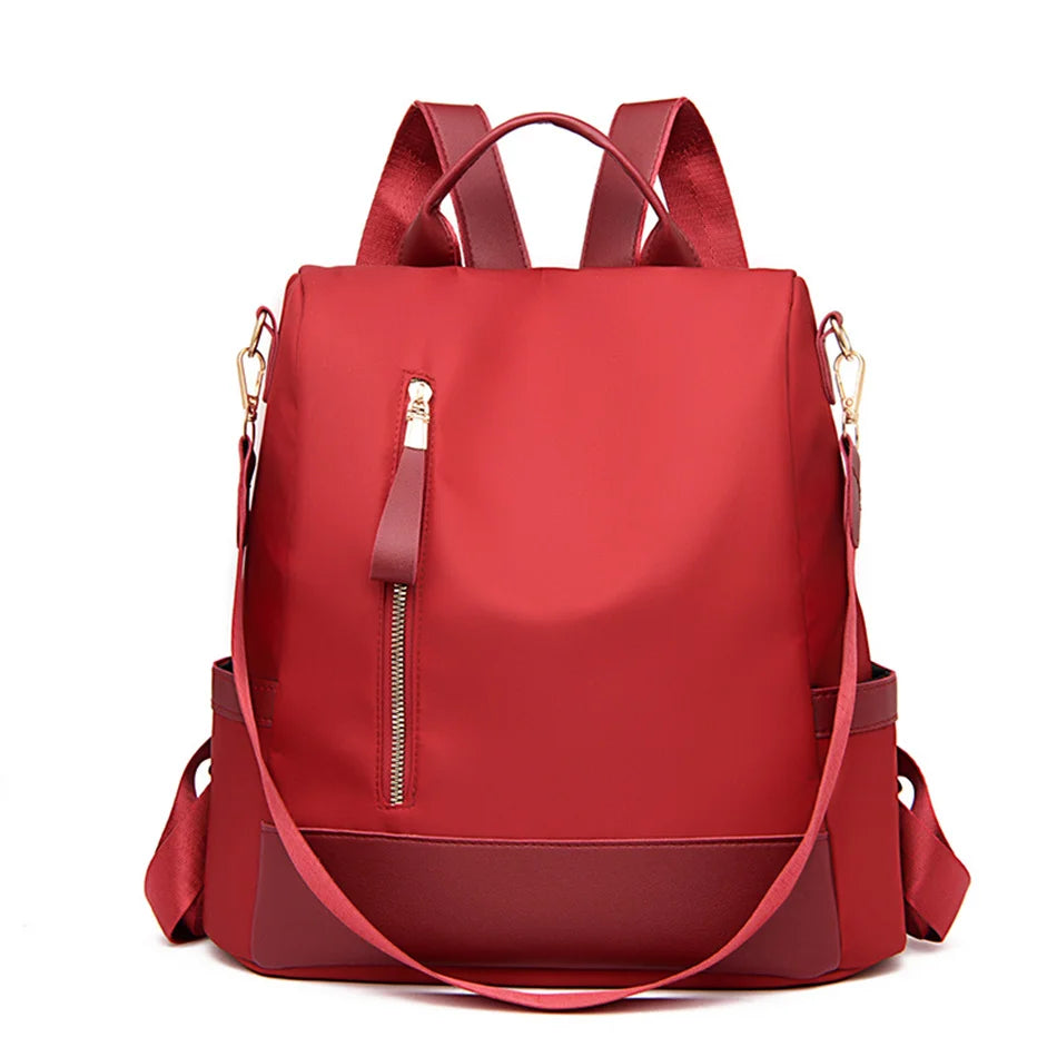 Casual Oxford Cloth 3 In 1 Backpack Female Shoulder School Book Bags Women Daily Travel Anti-Theft Bagpack Rucksack Mochilas Sac