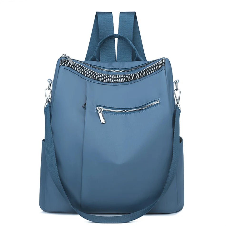 Casual Oxford Cloth Backpack Female Shoulder School Book Women Hand Bags Daily Travel Anti-Theft Bagpack Rucksack Mochilas Sac