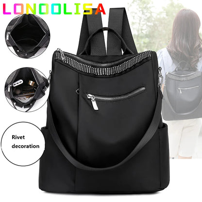 Casual Oxford Cloth Backpack Female Shoulder School Book Women Hand Bags Daily Travel Anti-Theft Bagpack Rucksack Mochilas Sac