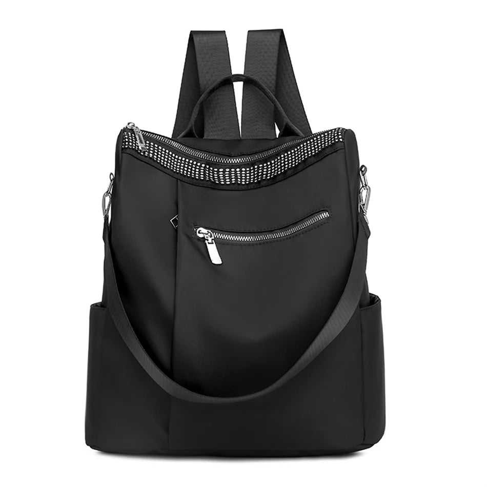 Casual Oxford Cloth Backpack Female Shoulder School Book Women Hand Bags Daily Travel Anti-Theft Bagpack Rucksack Mochilas Sac