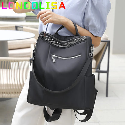 Casual Oxford Cloth Backpack Female Shoulder School Book Women Hand Bags Daily Travel Anti-Theft Bagpack Rucksack Mochilas Sac