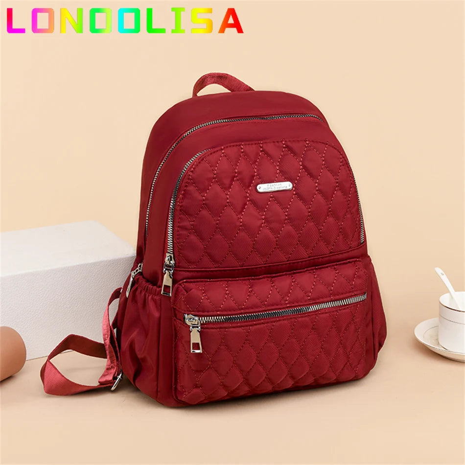 Casual Oxford Cloth Backpack Female Shoulder School Bookbags Women Daily Travel Bagpacks Rucksacks Large Capacity Mochilas Sac