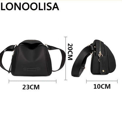 Casual Oxford Shoulder Bags for Women Waterproof Fabric Crossbody Ladies Wallet Bag High Quality Female Messenger Purse Sac