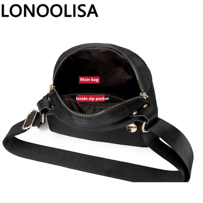 Casual Oxford Shoulder Bags for Women Waterproof Fabric Crossbody Ladies Wallet Bag High Quality Female Messenger Purse Sac