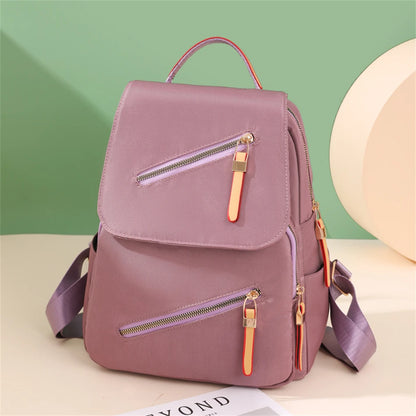 Casual Oxford Women's Backpack High Quality Female Bagpack Large Capacity Fashion Bookbag for Teenagers Girls Ladies Travel Bag