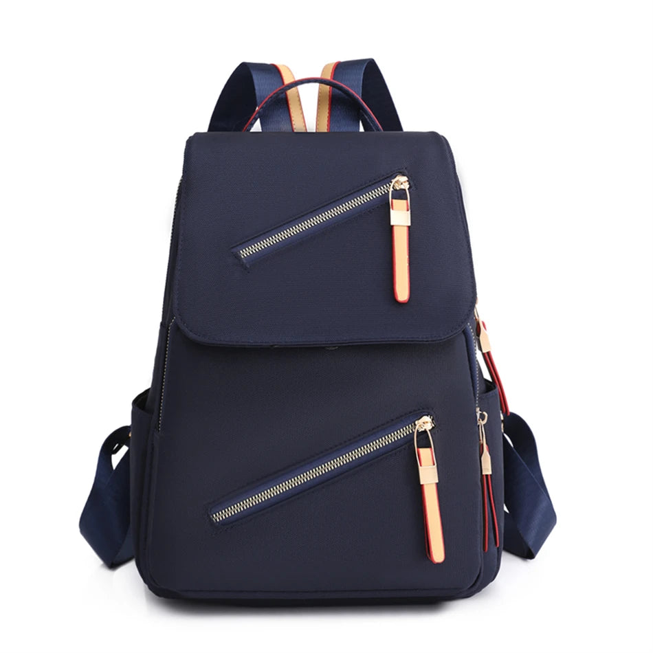 Casual Oxford Women's Backpack High Quality Female Bagpack Large Capacity Fashion Bookbag for Teenagers Girls Ladies Travel Bag