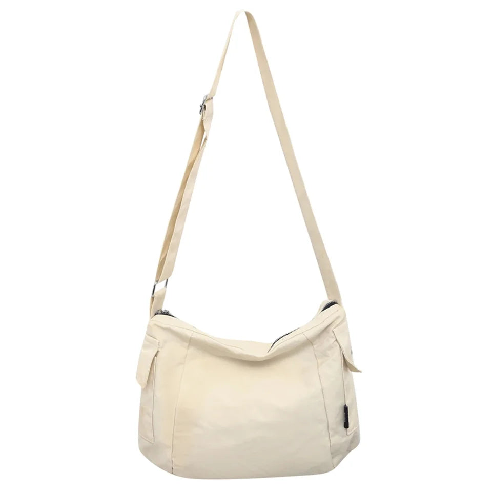 Casual Shopping Crossbody Bag Fashion Women Totes Shoulder Bags Female Nylon Solid Color Top-handle Bag for Women 2023