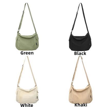 Casual Shopping Crossbody Bag Fashion Women Totes Shoulder Bags Female Nylon Solid Color Top-handle Bag for Women 2023