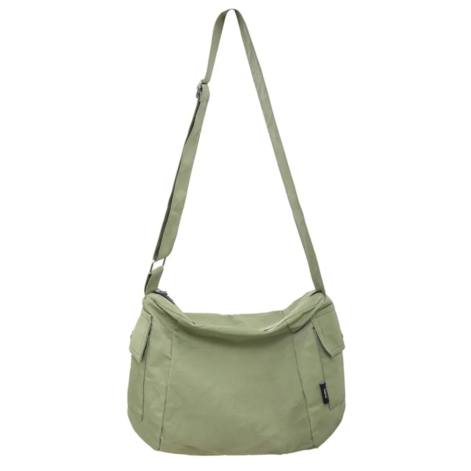 Casual Shopping Crossbody Bag Fashion Women Totes Shoulder Bags Female Nylon Solid Color Top-handle Bag for Women 2023