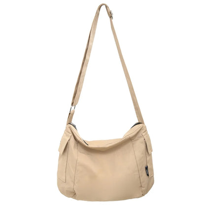 Casual Shopping Crossbody Bag Fashion Women Totes Shoulder Bags Female Nylon Solid Color Top-handle Bag for Women 2023