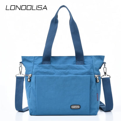 Casual Simple Large Capacity Canvas Tote Bag Female Light Weight Wild Trend Casual Portable Shoulder Messenger Bags for Women