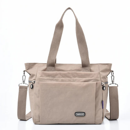 Casual Simple Large Capacity Canvas Tote Bag Female Light Weight Wild Trend Casual Portable Shoulder Messenger Bags for Women