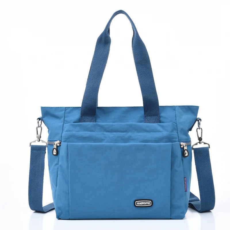 Casual Simple Large Capacity Canvas Tote Bag Female Light Weight Wild Trend Casual Portable Shoulder Messenger Bags for Women