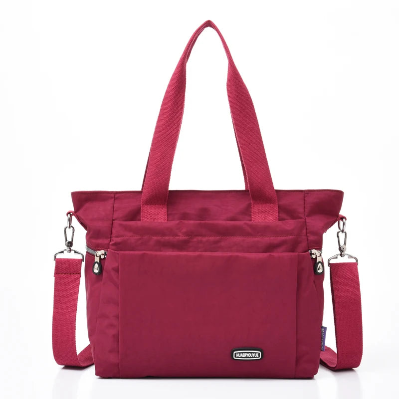 Casual Simple Large Capacity Canvas Tote Bag Female Light Weight Wild Trend Casual Portable Shoulder Messenger Bags for Women